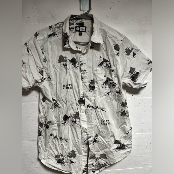 Small salty crew button up. - Picture 1 of 3
